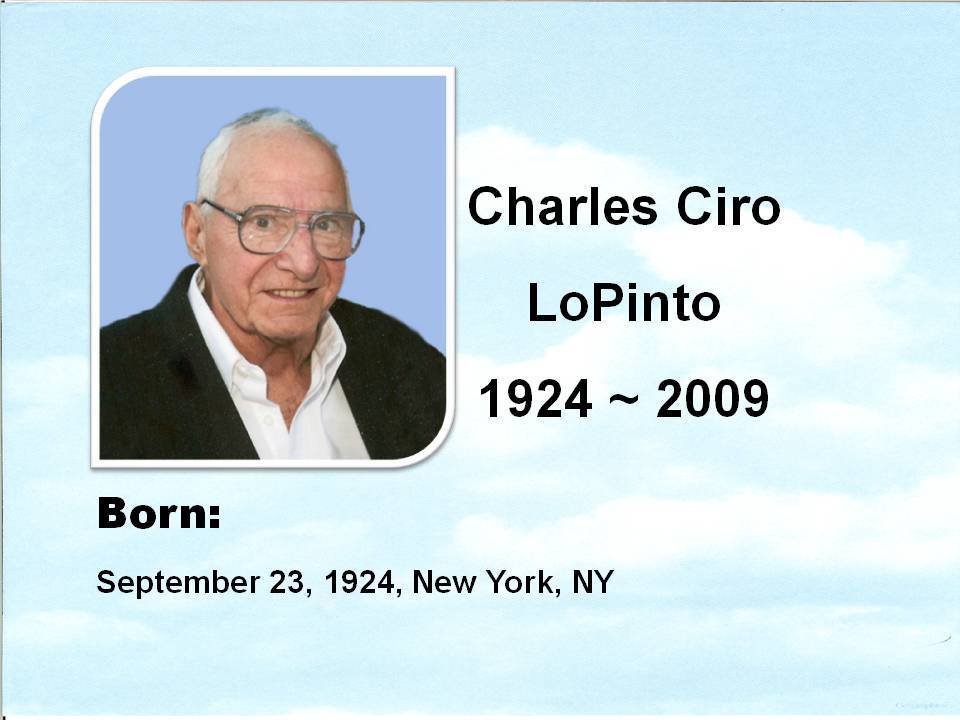 Charles LoPinto View Photos Garfield New Jersey Aloia Funeral